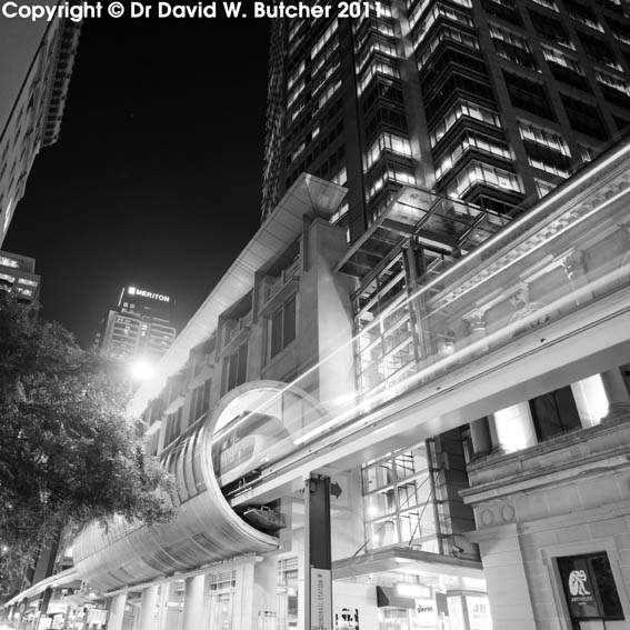 Monorail at the Galeries on Pitt Street, Sydney