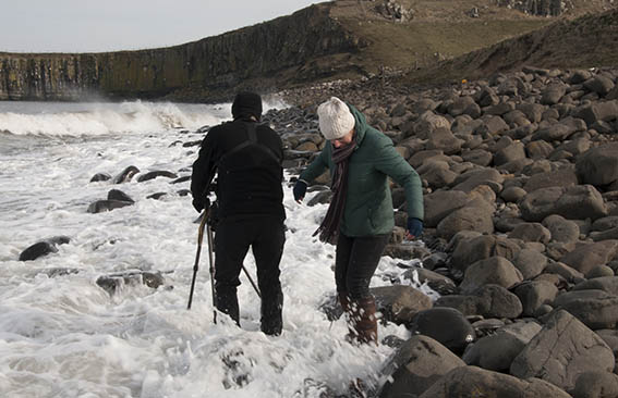 Dunstanburgh Castle Beach Waves