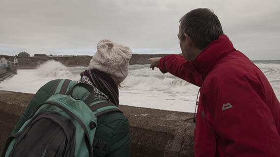 Wave Watching at Eyemouth